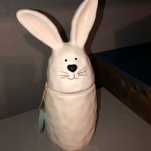 10 Strawberry Street Medium bunny canister